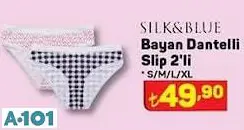 SİLK&BLUE DANTELLİ SLİP KÜLOT 2'Lİ